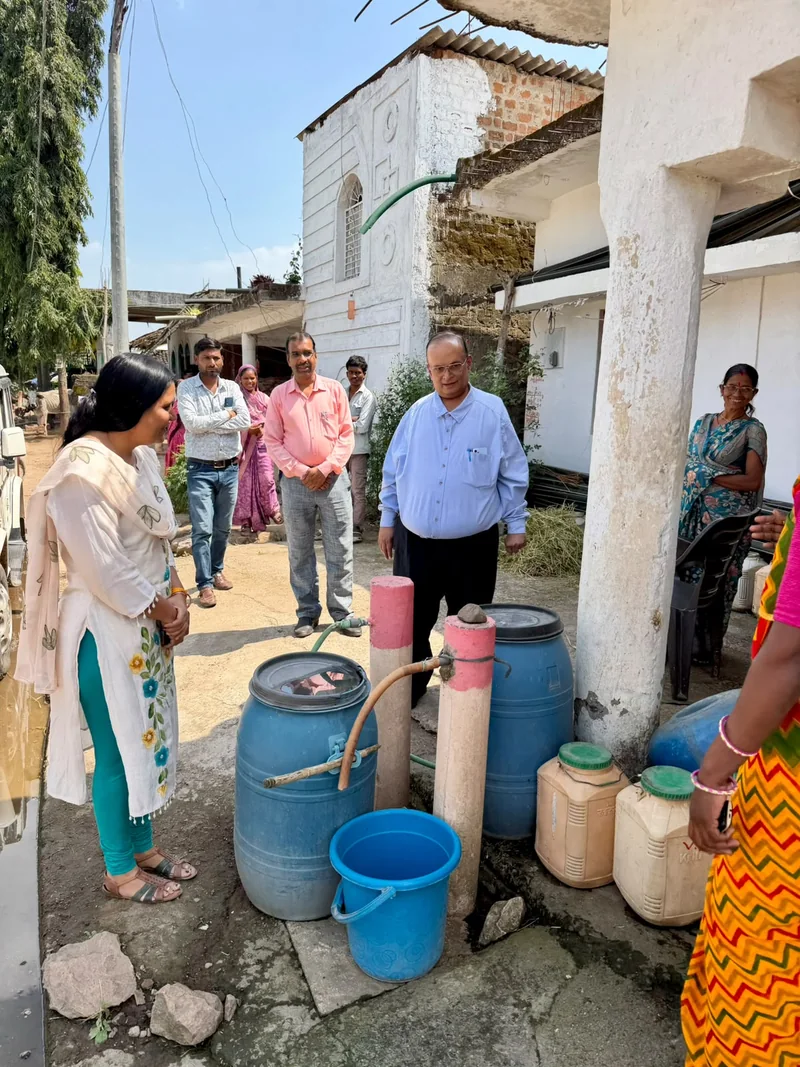 अपर मुख्य सचिव पीएचई ने किया जल जीवन मिशन की योजनाओं का स्थलीय निरीक्षण